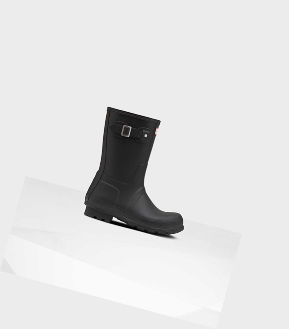 Bottes D'hiver Hunter Original Corta Insulated Homme Noir | 20148YNQI