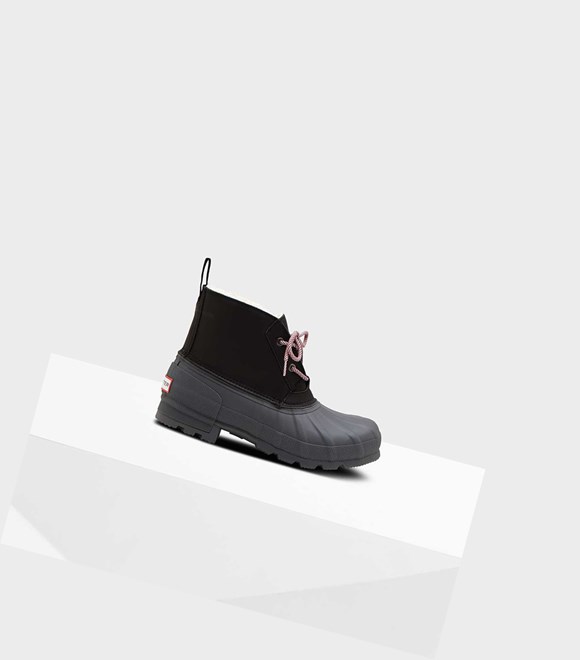 Bottes D'hiver Hunter Original Corta Insulated Pac Homme Noir | 30692CFYK