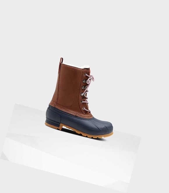 Bottes D'hiver Hunter Original Insulated Pac Femme Marron | 71482EKUF