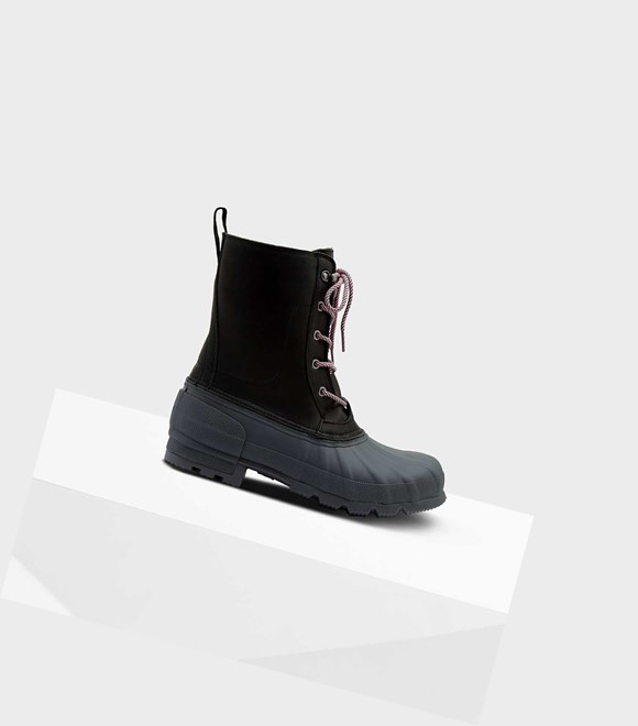 Bottes D'hiver Hunter Original Insulated Pac Homme Noir | 73560ISCU
