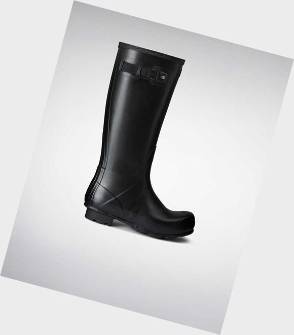 Bottes Hautes Hunter Norris Field Wellington Homme Noir | 95710RGFB