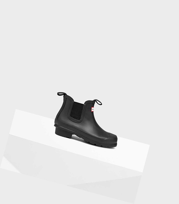 Bottines Chelsea Hunter Original Big Enfant Noir | 17460APFJ