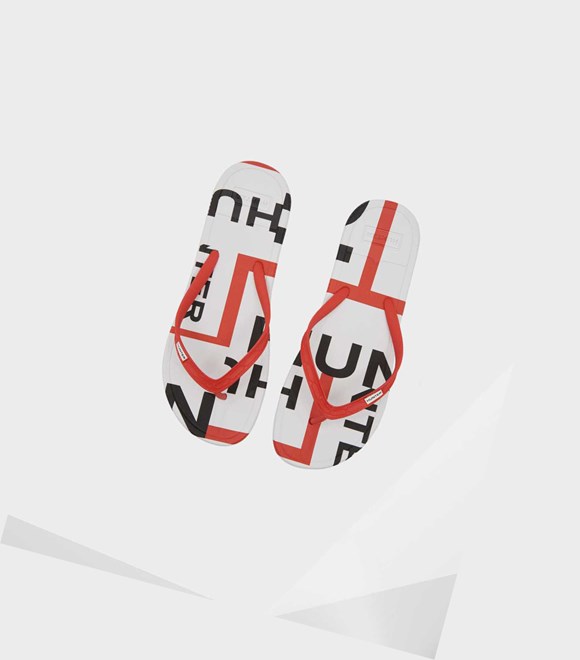 Tong Hunter Original Exploded Logo Homme Rouge | 58917OMTC