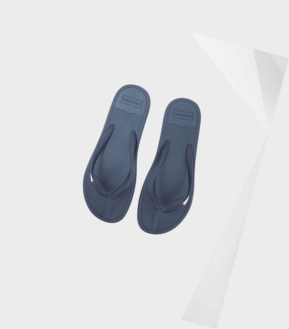 Tong Hunter Original Homme Bleu Marine | 09267YQZI